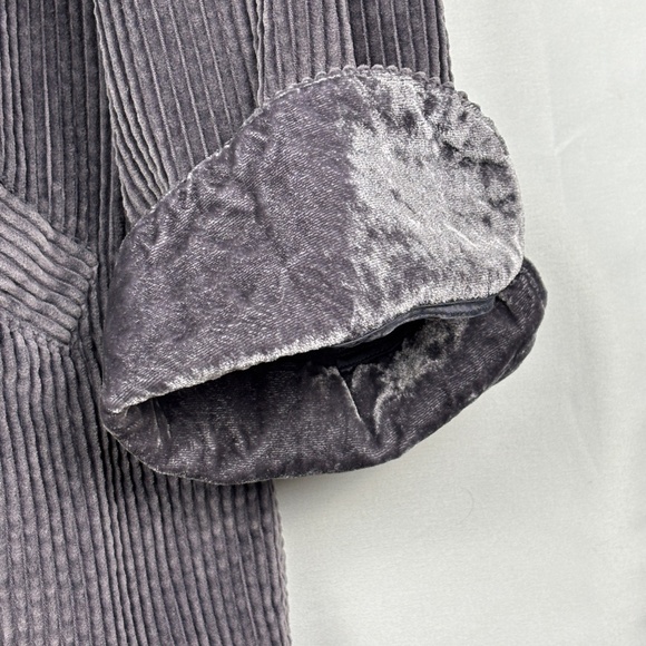 J. Jill Gray Corduroy Jacket with velvet trim - Picture 8 of 8